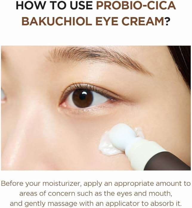 SKIN1004 Centella Probio-Cica Bakuchiol Eye Cream, Korean Eye Cream for Fine Lines with Centella, Hydrating Eye Treatment for Under Eye Area, Retinol Alternative, Korean Skin Care, 0.67 fl.oz / 20ml - Image 8