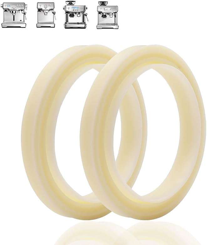 Dianrui 2PCS 54mm Silicone Steam Ring for Breville Espresso Machine Accessories BES870xl/878/860/880/810/840/450/500 Espresso Accessories Grouphead Gasket Replacement Part - Image 1