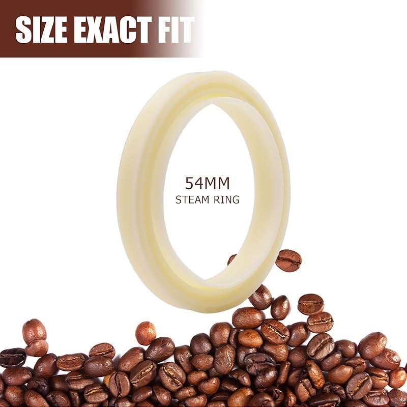 Dianrui 2PCS 54mm Silicone Steam Ring for Breville Espresso Machine Accessories BES870xl/878/860/880/810/840/450/500 Espresso Accessories Grouphead Gasket Replacement Part - Image 3