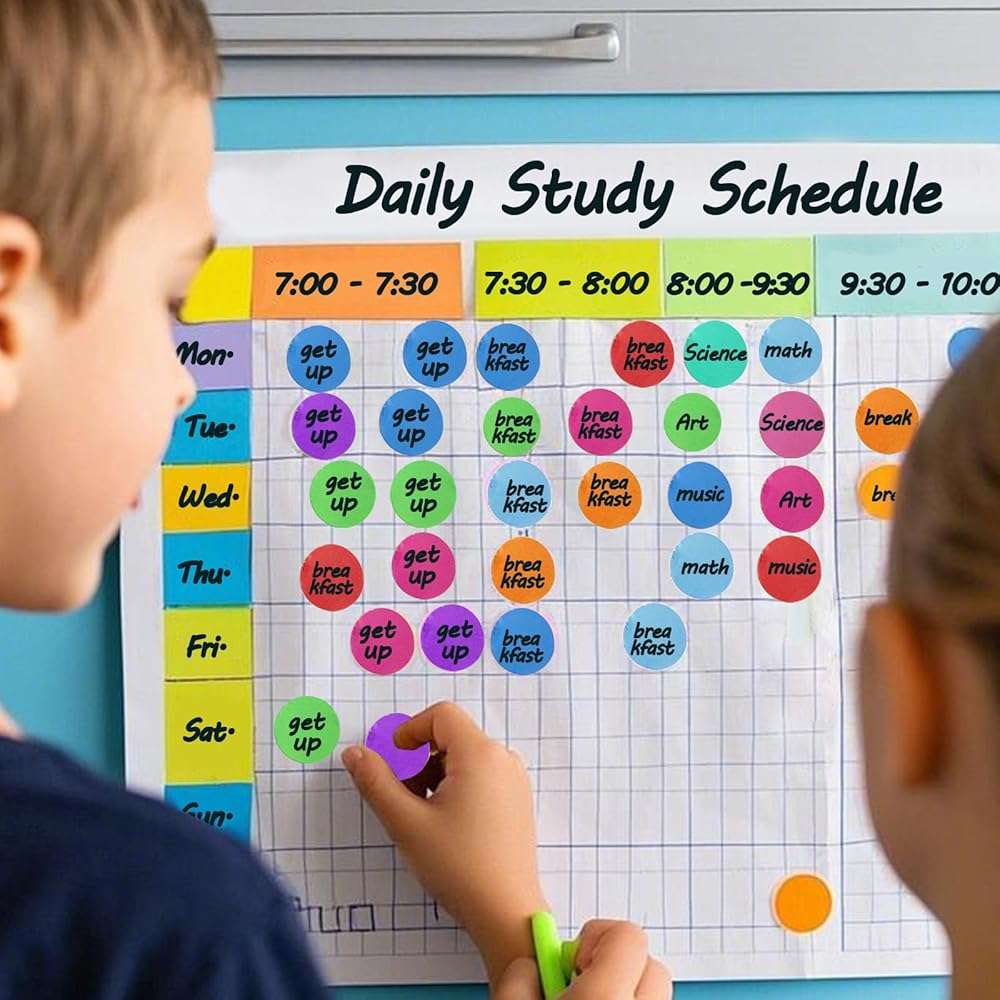 SallyFashion 2160PCS Dot Stickers 3/4 inch Color Coding Labels Round Dot Labels for Kids, 12 Color Polka Circle Label Pricing Stickers for Office Classroom Decor Must Haves, Garage Yard Sales, Papers - Image 3