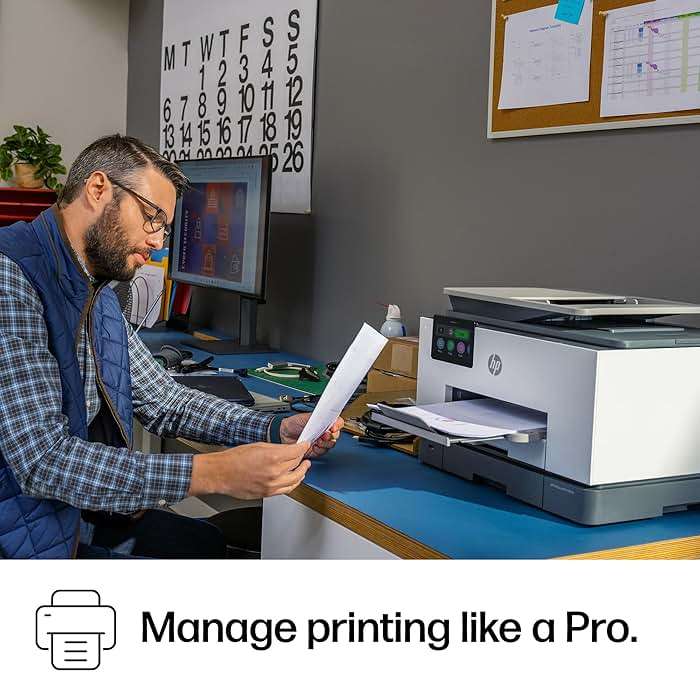 HP OfficeJet Pro 9135e Wireless All-in-One Color Inkjet Printer, Print, scan, Copy, fax, ADF, Duplex Printing Best-for-Office, 3 Month Instant Ink Trial Included, AI-Enabled (404M0A) - Image 14
