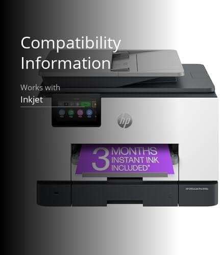 HP OfficeJet Pro 9135e Wireless All-in-One Color Inkjet Printer, Print, scan, Copy, fax, ADF, Duplex Printing Best-for-Office, 3 Month Instant Ink Trial Included, AI-Enabled (404M0A) - Image 3