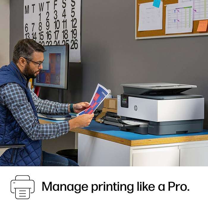 HP OfficeJet Pro 9125e Wireless All-in-One Color Inkjet Printer, Print, scan, copy, fax, ADF, Duplex printing best-for-office, 3 month Instant Ink trial included, AI-enabled (403X0A) - Image 13