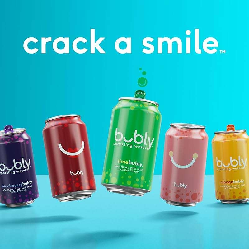 bubly Sparkling Water, Strawberry Sunset, Zero Sugar & Zero Calories, 12 Fl Oz Cans (Pack of 8) - Image 7