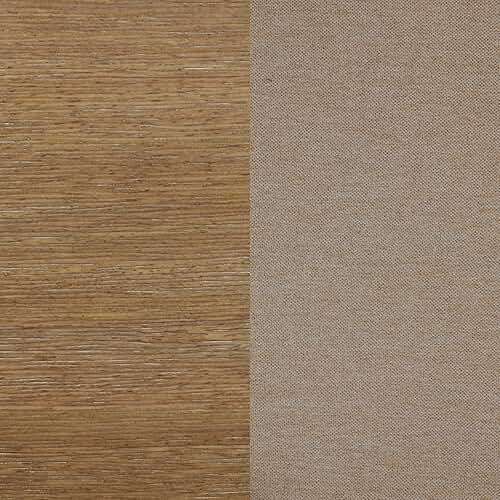 Nathan James Gracie Modern Bar Stool with Back, Cushioned Bar Height Stool with Natural Flax Upholstery and Brushed Wooden Legs, Natural Flax/Brown - Image 8