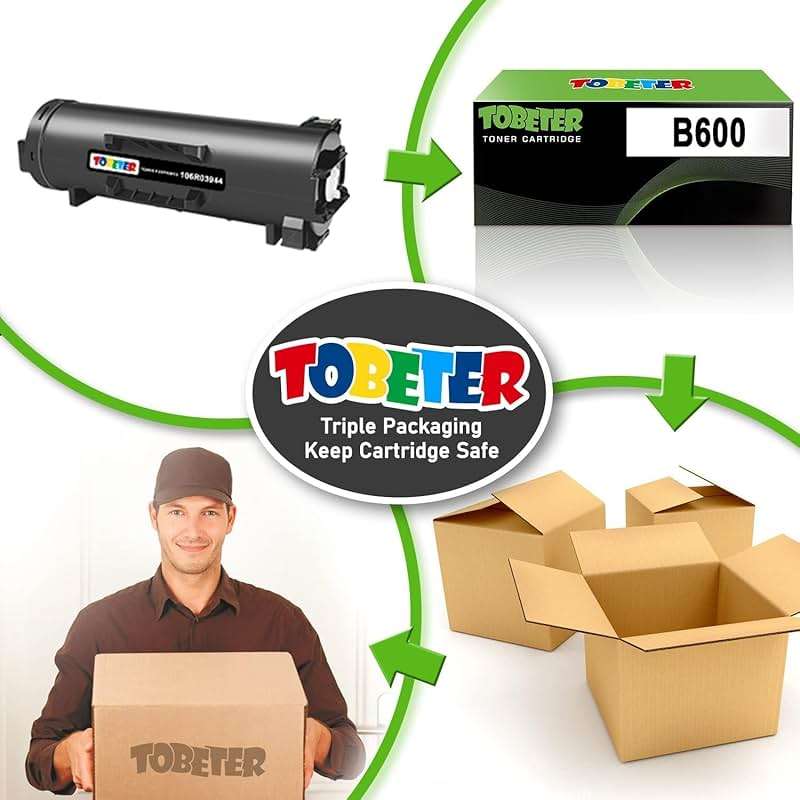 ToBeter Remanufactured 106R03942 Toner Replacement for Xerox 106R03942 106R03944 Toner Cartridge for Versalink B600 B605 B610 B615 Printers (25,900 Pages, High Yield, 1 Black) - Image 7