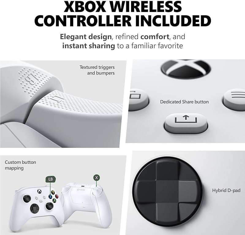 Xbox Series S Starter Bundle - Includes hundreds of games with Game Pass Ultimate 3 Month Membership - 512GB SSD All-Digital Gaming Console - Image 3