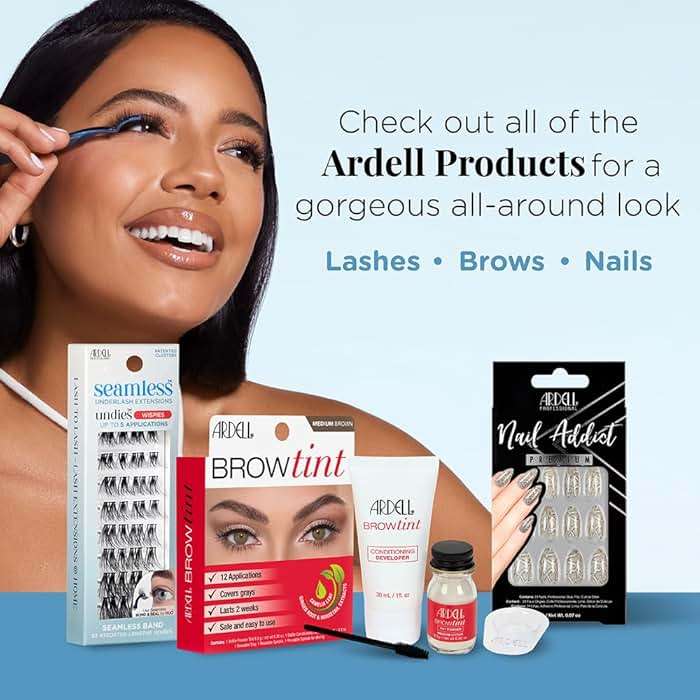 Ardell Seamless Eyelash Extensions Refill Kit Wispies - 32 Assorted Wispy Strip Cluster Lengths Customizable DIY Lash Clusters for Natural Look Lashes, 1 Pack - Image 7