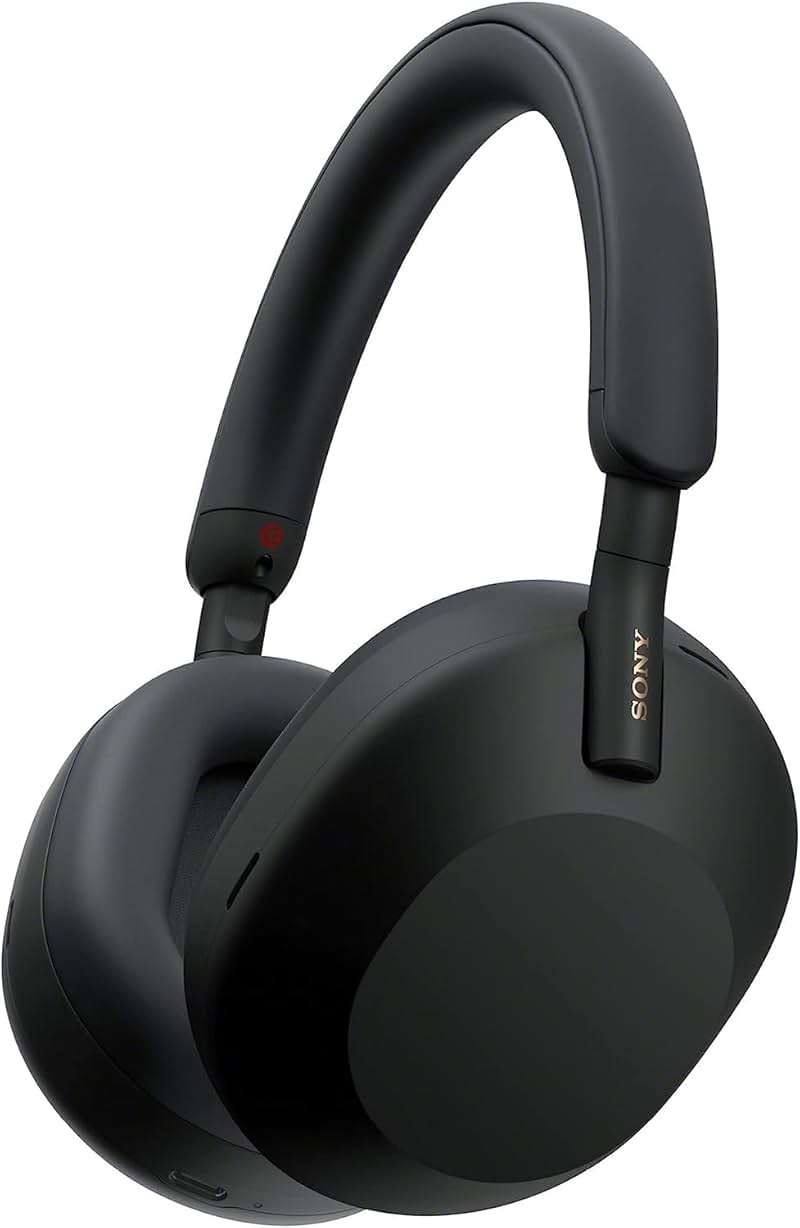 Sony WH-1000XM5 Noise Canceling Wireless Headphones - 30hr Battery Life - Over-Ear Style - Optimized for Alexa and Google Assistant - Built-in mic for Calls - Black - International Version No Warranty - Image 1