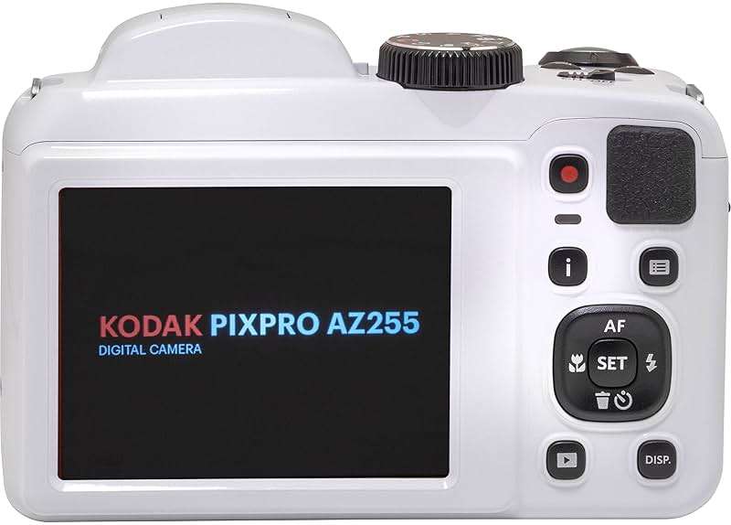 Kodak PIXPRO AZ255 Digital Camera (White) Bundle with 32GB Ultra UHS-I SDHC Memory Card (2) + Case (4 Items) - Image 5