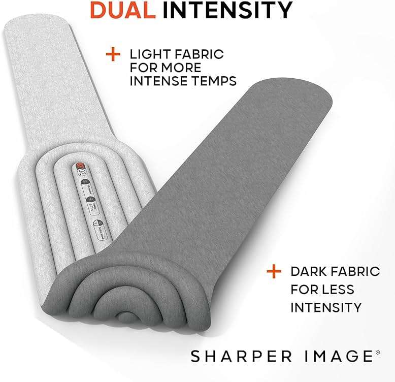 Sharper Image® Hot + Cold Back Wrap, Adjustable Fit, Soothing Heat & Revitalizing Cold Therapy, Portable Ice Pack, Workout Soreness Recovery Compression, Lumbar Heating Pad, Period Cramp Pain Relief - Image 6