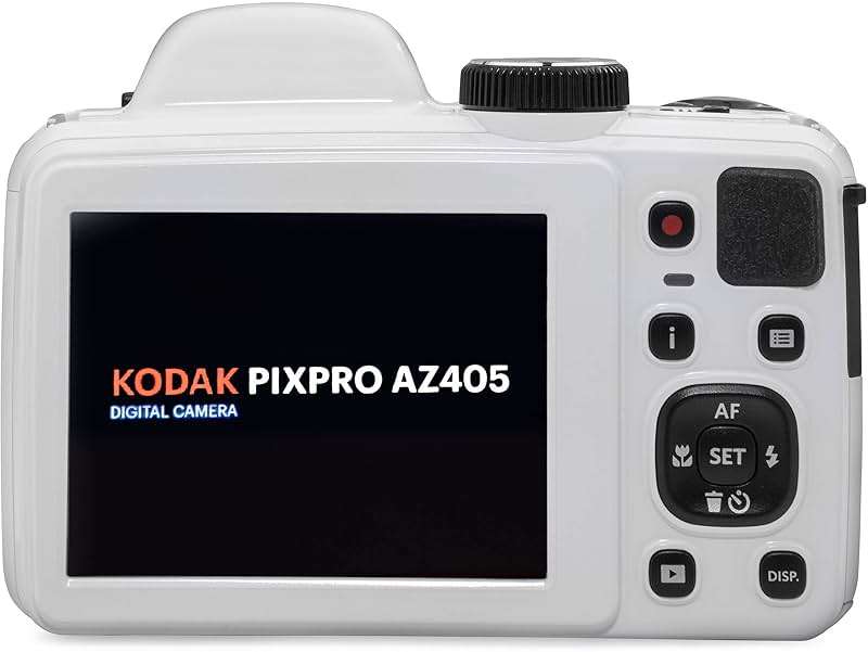 Kodak PIXPRO AZ405 Digital Camera (White) Bundle with 32GB SD Memory Card + Case + Memory Card Wallet + Batteries + Accessories (8 Items) - Image 7