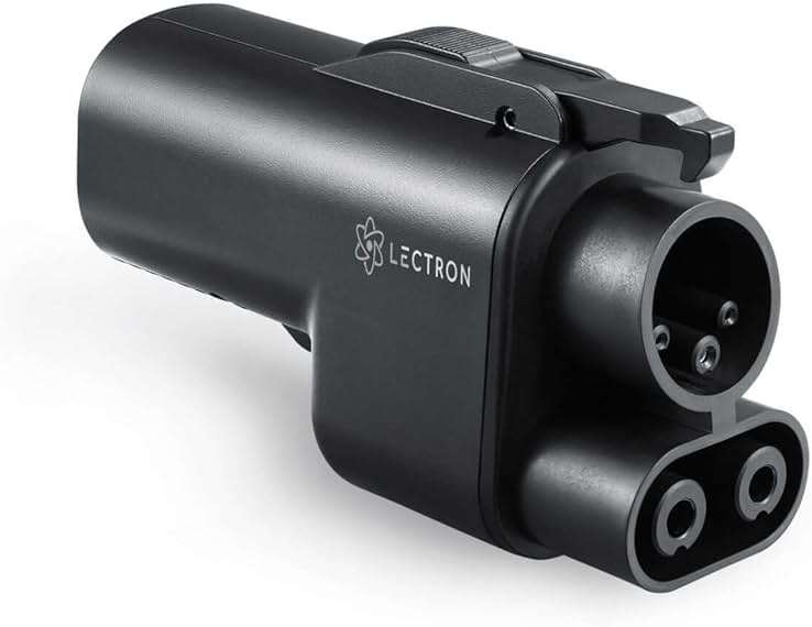 Lectron NACS to CCS Electric Vehicle Adapter - 500 Amps / 1,000V - Compatible with Tesla Superchargers - Fast Charge CCS1 EVs with Vortex Plug [Check with Your Automaker for Compatibility] - Image 1