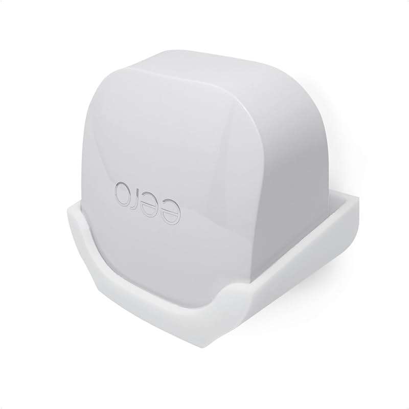 Drill Free Wall Mount for EERO 6+, 6 Plus Router (ONLY Works with 6 Plus), Strong VHB Adhesive, Easy to Install, Reduce Interference & Increase Range, Stick On & Screw-in Mounting by Brainwavz - Image 1