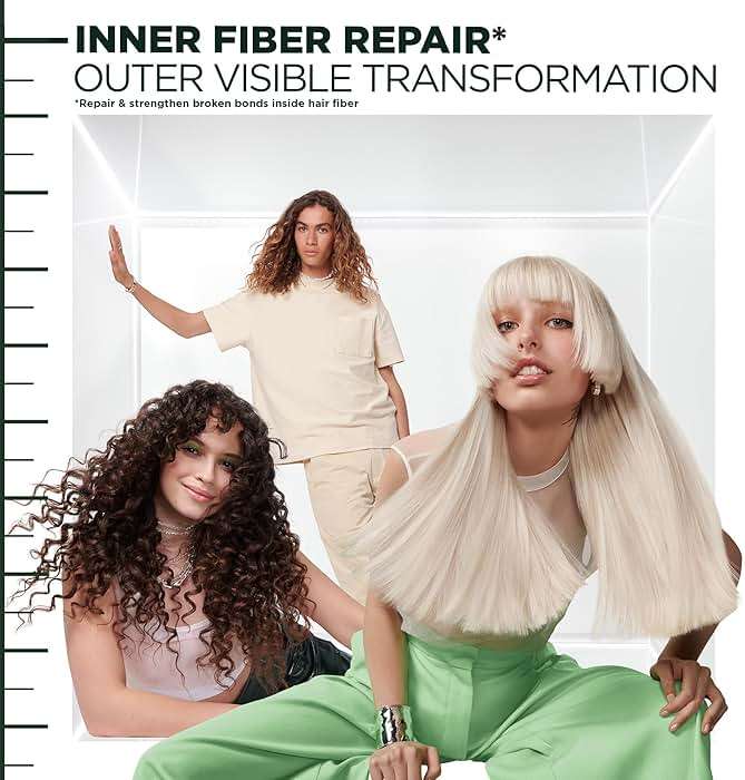 Garnier Fructis Hair Filler Color Repair Conditioner with Ceramide, Smoothing & Sulfate Free Conditioner for Colored, Bleached Hair, 10.1 Fl Oz, 1 Count - Image 9