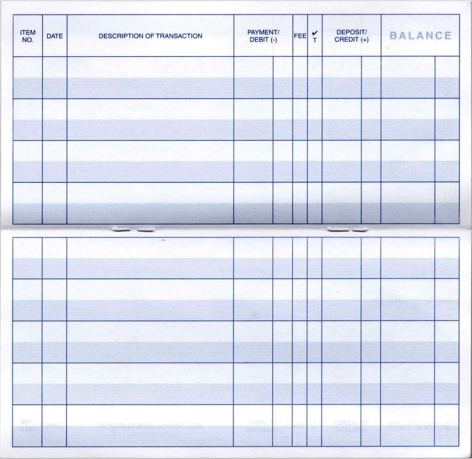 Larger Lines Checkbook Registers, Made in The USA, Wider Lines Low Vision Large Print (24-25-26 Calendars, 10) - Image 3