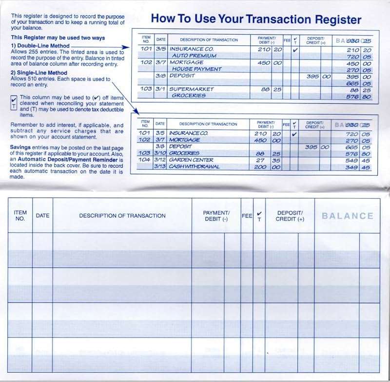 Larger Lines Checkbook Registers, Made in The USA, Wider Lines Low Vision Large Print (24-25-26 Calendars, 10) - Image 5