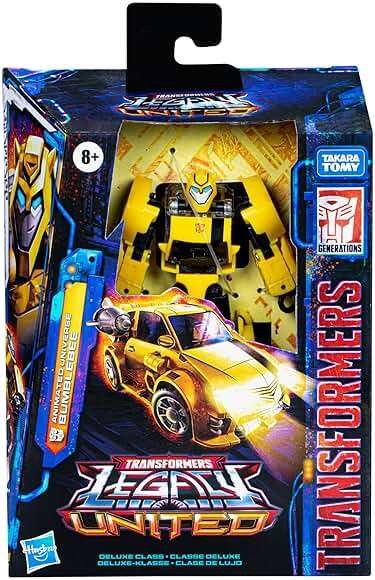 Transformers Legacy United Deluxe Class Animated Universe Bumblebee, 5.5-Inch Converting Action Figure, 8+ - Image 3