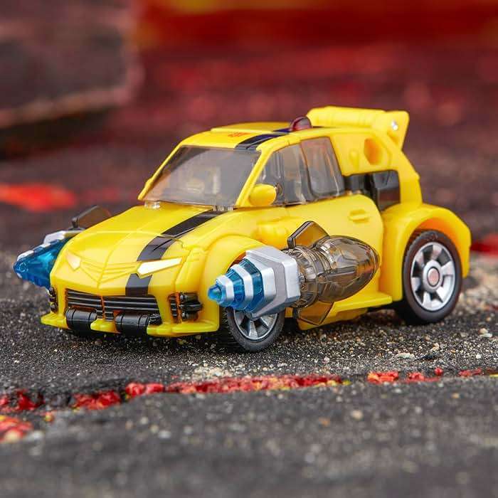 Transformers Legacy United Deluxe Class Animated Universe Bumblebee, 5.5-Inch Converting Action Figure, 8+ - Image 9