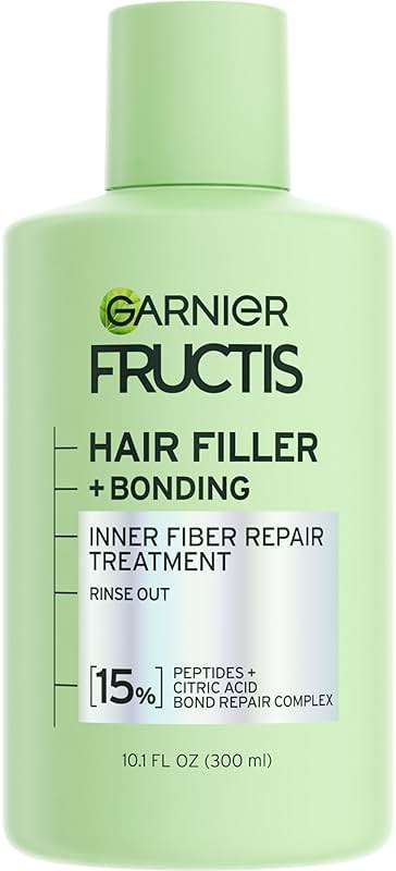 Garnier Fructis Hair Filler Bonding Inner Fiber Rinse Out Pre Shampoo Treatment With Bond Repair Complex, 10.1 Fl Oz, 1 Count - Image 1