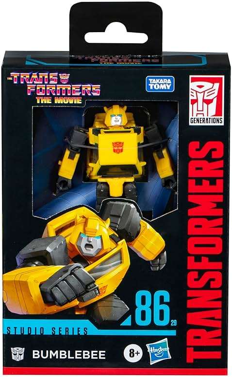 Transformers Toys Studio Series Deluxe The The Movie 86-29 Bumblebee, 4.5-inch Converting Action Figure, 8+ - Image 2