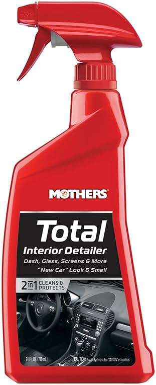 Mothers Total Interior Detailer, 24 oz. — Cleans & Protects Dash, Glass, Screens & More, Safe Ammonia-Free Formula Removes Dirt, Oily Film & Fingerprints Without Streaks or Residue (05434) - Image 1