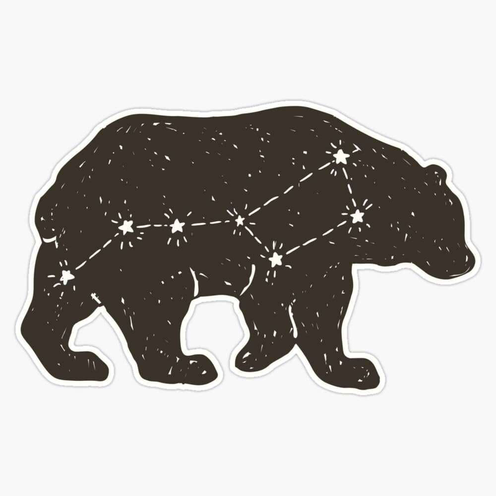 Ursa Major Sticker Bumper Sticker Vinyl Decal 5" - Image 1