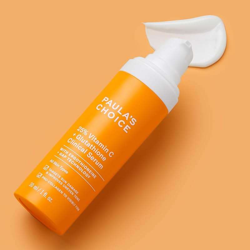Paula’s Choice 25% Vitamin C Serum with Glutathione & Antioxidants, Face Serum Improves Discoloration, Uneven Tone & Firms, All Skin Types, Fragrance-Free, 1oz - Image 8
