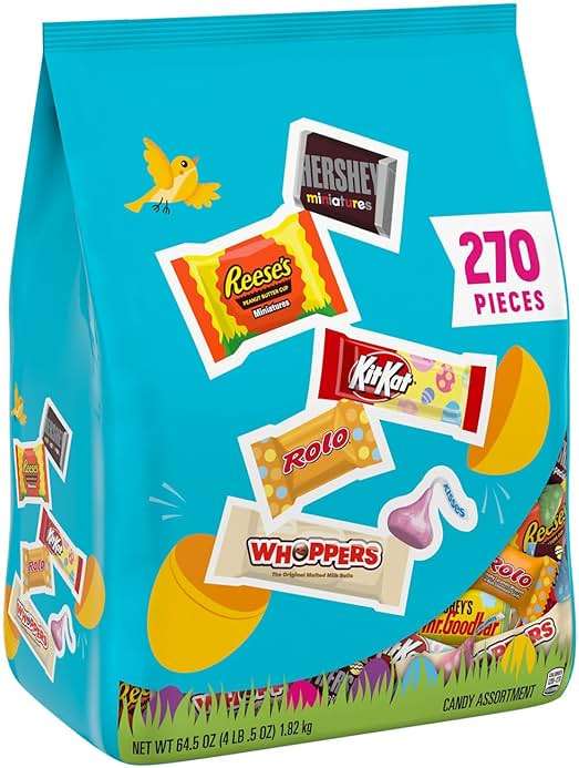 Hershey Assorted Flavored, Easter Candy Bulk Bag, 64.5 oz (270 Pieces) - Image 4