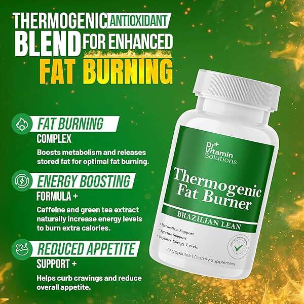 Thermogenic Fat Burner Brazilian Lean, Weight Loss Pills for Women, Waist Trimmer & Supplements for Bloating for Women & Men, 60 Capsules - Image 3