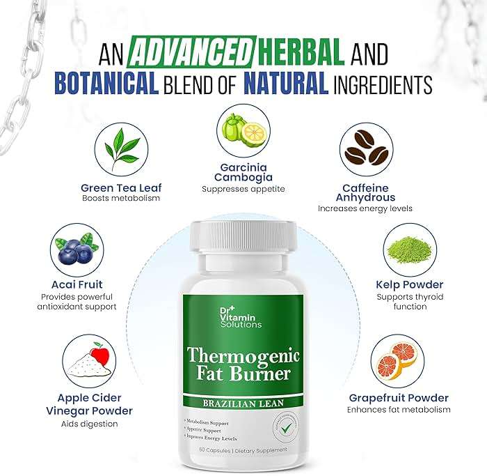 Thermogenic Fat Burner Brazilian Lean, Weight Loss Pills for Women, Waist Trimmer & Supplements for Bloating for Women & Men, 60 Capsules - Image 4