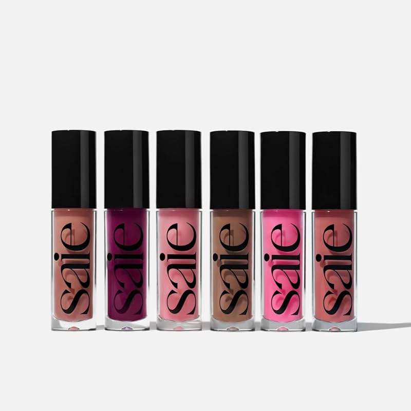 Saie Glossybounce - Hydrating Lip Gloss and Tinted Lip Oil Hybrid with Hyaluronic Acid & Jojoba Oil for Non-Sticky, Ultra-Shiny, Plump & Soft Lips - Everyday Makeup Essential - Play (.17 oz) - Image 7