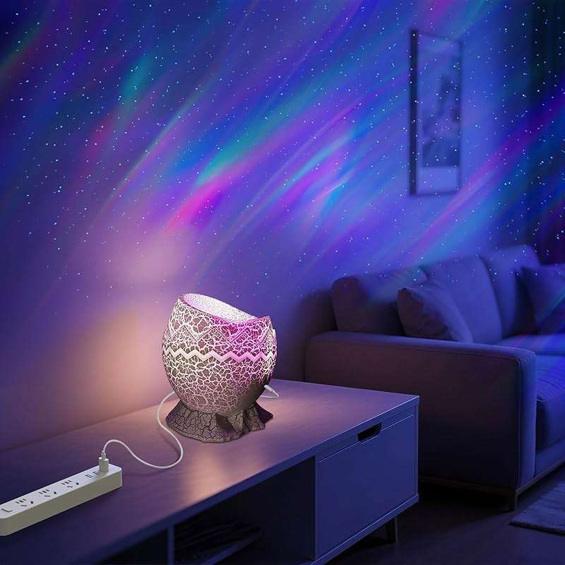 Rossetta Galaxy Projector Star Projector, Aurora Light Projector for Bedroom, Space Projector Night Light with White Noise and Bluetooth Speaker, Christmas, Birthdays Gifts for Kids, Teens, Adults - Image 5