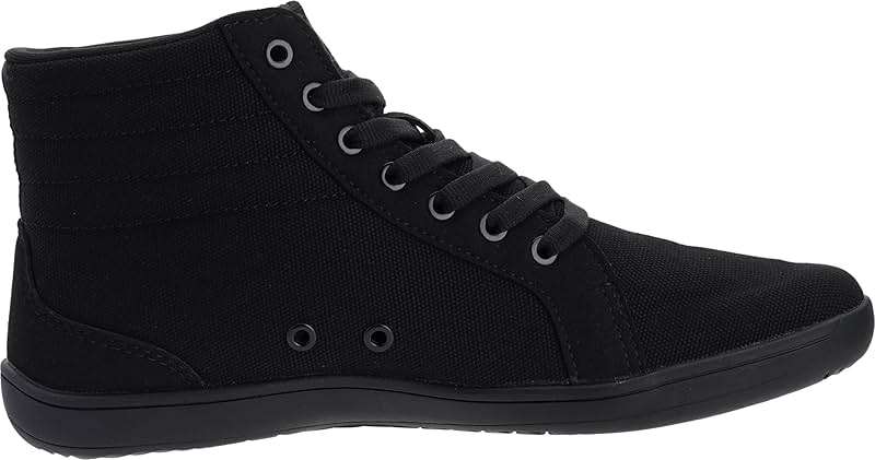 WHITIN Men's Wide Hi-top Minimalist Barefoot Sneakers | Zero Drop Sole | Cushioned Ankle Support - Image 3