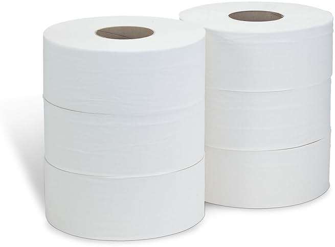 Coastwide Professional Select Jumbo Bath Tissue, 2‑Ply, 12 Rolls — Soft, Durable Commercial Toilet Paper for Universal Jumbo Dispensers - Image 2