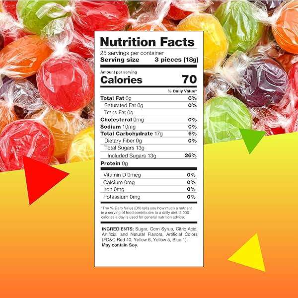 Assorted Fruit Hard Candy | 1 Pound Bag - 70 Count | Assorted Hard Candy Individually Wrapped | Old Fashioned Candies | Fruit Flavored Hostess Mix - Image 2