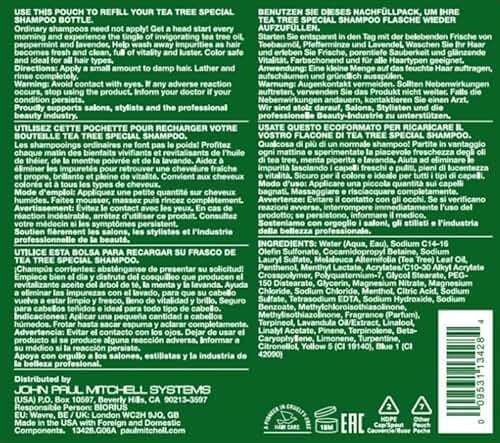 Tea Tree Special Shampoo, Deep Cleans, Refreshes Scalp, Especially Oily Hair, For All Hair Types - Image 9