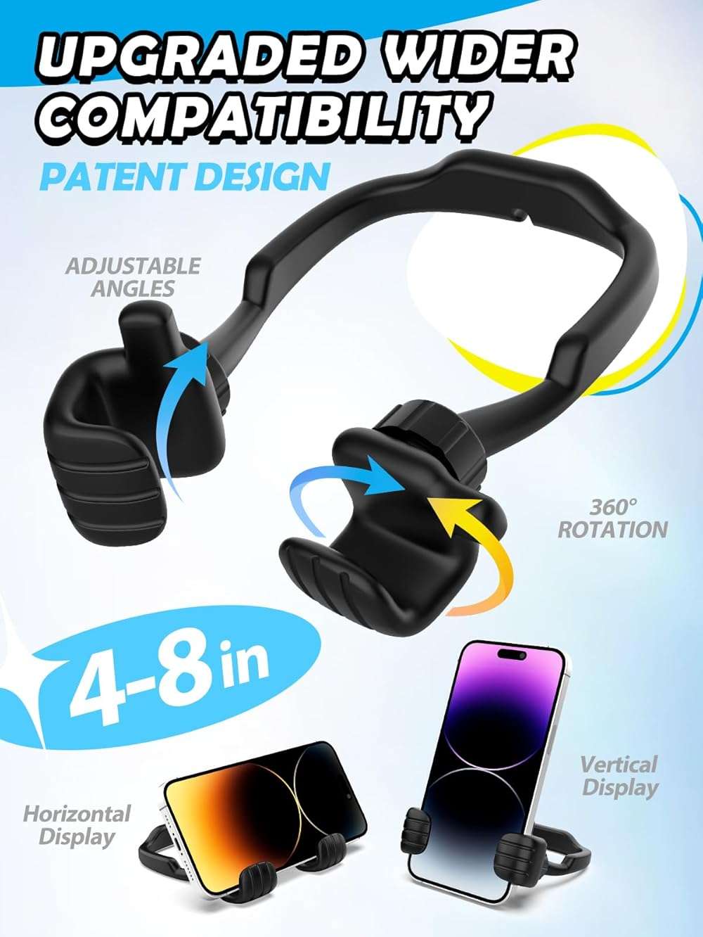 Gifts for Teens Boys Girls Adults Fathers Day: Thumbs Up Lazy Phone Stand Cell Phone Holder for Desk Kids Teenage Tween Men Women Stocking Stuffers Funny Cool Gadget Birthday Ideas Husband Dad Gifts - Image 3