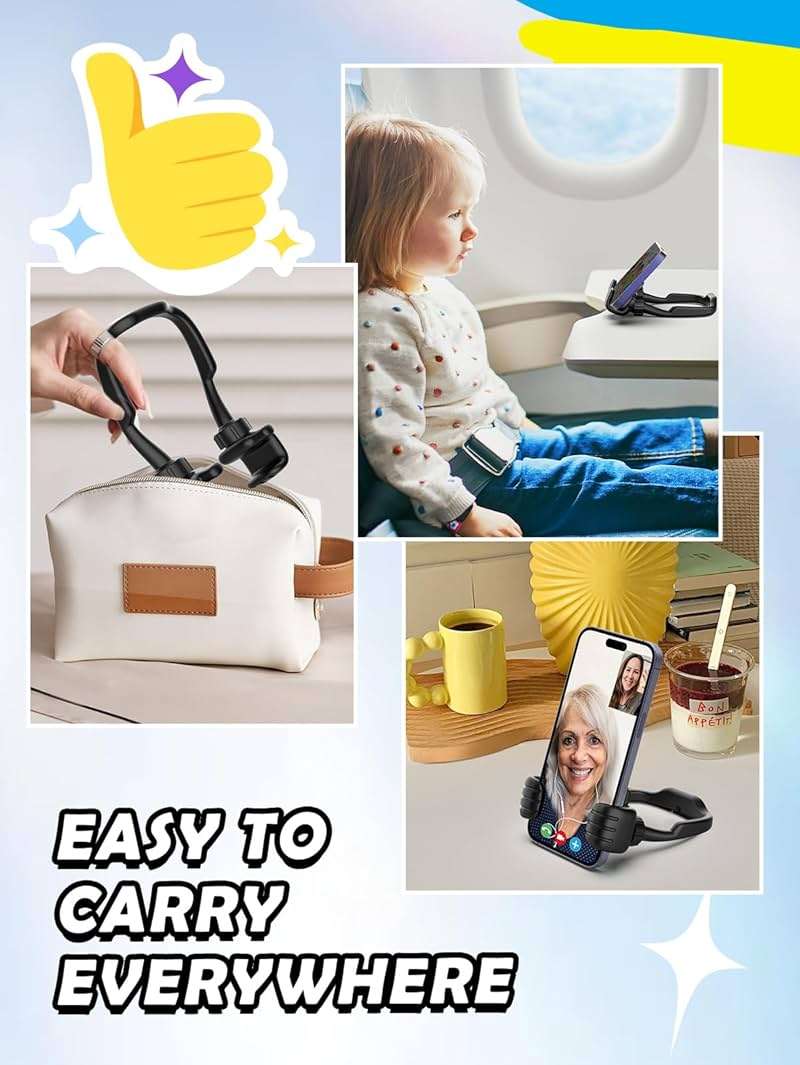 Gifts for Teens Boys Girls Adults Fathers Day: Thumbs Up Lazy Phone Stand Cell Phone Holder for Desk Kids Teenage Tween Men Women Stocking Stuffers Funny Cool Gadget Birthday Ideas Husband Dad Gifts - Image 8