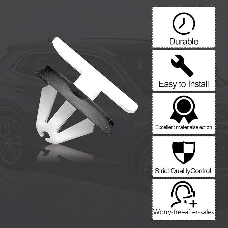 30 PCS Rocker Panel Moulding Clip, Panel Retainer Clip Replacement for GM Chevrolet Equinox Cruze Buick GMC Impala Sonic Acadia Terrain Enclave Cadillac CT6 XT5 XTS - Image 6