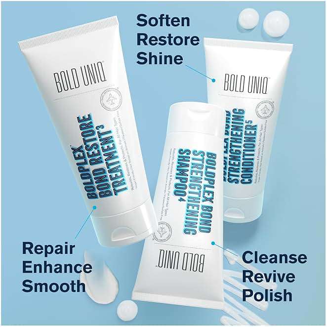 Boldplex 3, 4 & 5 Bond Restore Hair Protein Treatment, Shampoo & Conditioner Travel Set For Dry & Damaged Hair - Hydrating Formula for Curly, Dry, Colored, Frizzy, Broken or Bleached Hair Types - Image 4