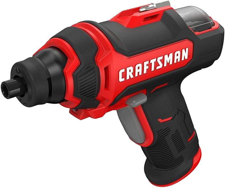 CRAFTSMAN 4V Cordless Screwdriver with Charger and Screwdriving Bits Included (CMHT6650C) - Image 3
