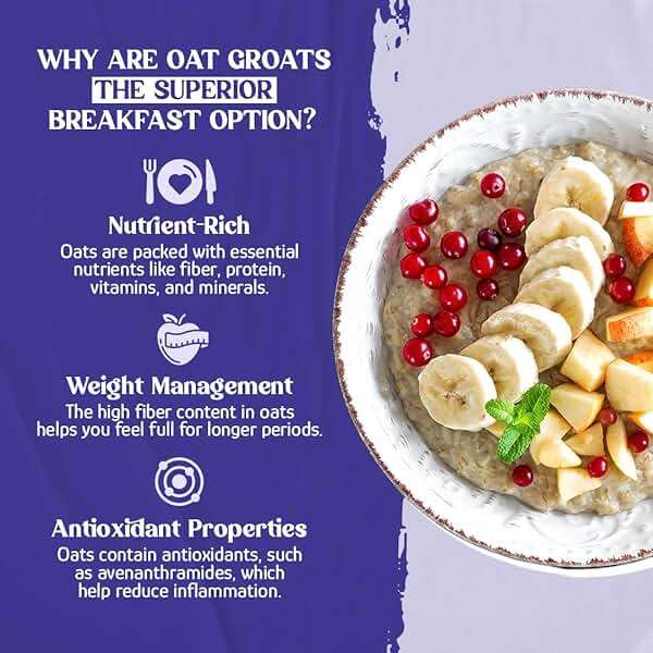 Grain Millers Oat Groats, Bulk, Organic, Steel Cut, Irish Oatmeal, Non GMO, 50 lbs from Country Life - Image 4