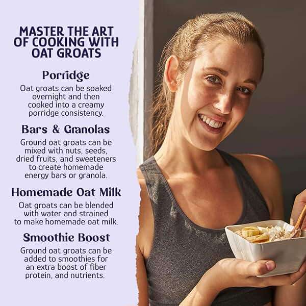 Grain Millers Oat Groats, Bulk, Organic, Steel Cut, Irish Oatmeal, Non GMO, 50 lbs from Country Life - Image 6