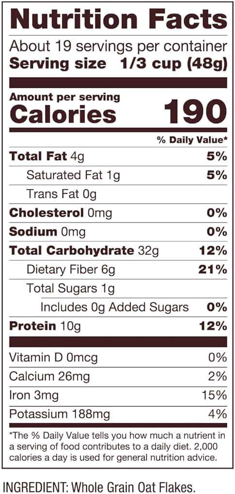 Bob's Red Mill High Protein Oats - 32 oz (Pack of 4), Gluten Free, 10g/Serving, Non GMO, Whole Grain, Plant Based Protein - Image 6
