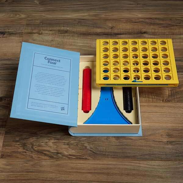 WS Game Company Connect Four Vintage Bookshelf Edition - Image 5