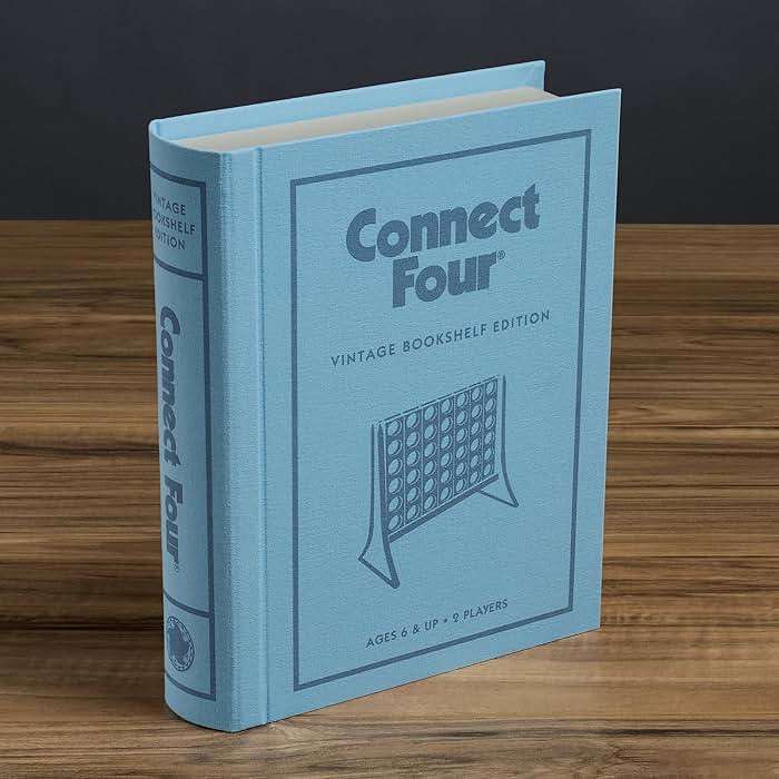 WS Game Company Connect Four Vintage Bookshelf Edition - Image 6