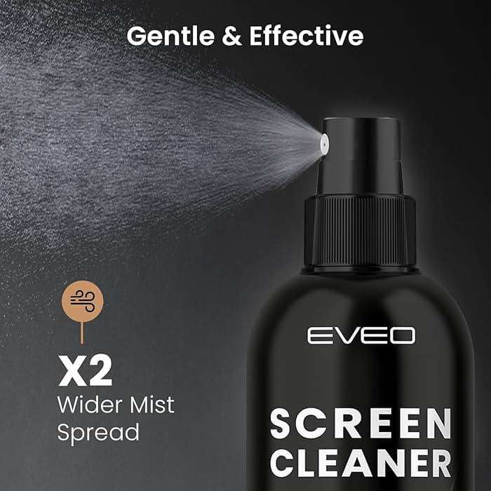 Screen Cleaner Spray - TV Screen Cleaner Spray and Microfiber Cloth kit, Computer Screen Cleaner & Car Screen Cleaner for TV, Monitor, Laptop, MacBook, iPad, iPhone and Electronic Devices - 2 Pack - Image 7