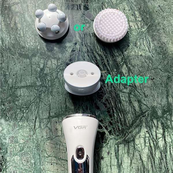 Epilator for Women, 6 in 1 Hair Removal Epilator, Shaver, Face Razor, Facial Brush, Face Massage and Body Exfoliator,IPX7 Waterproof Rechargeable Hair Removal for Women, 2 Speeds - Image 6