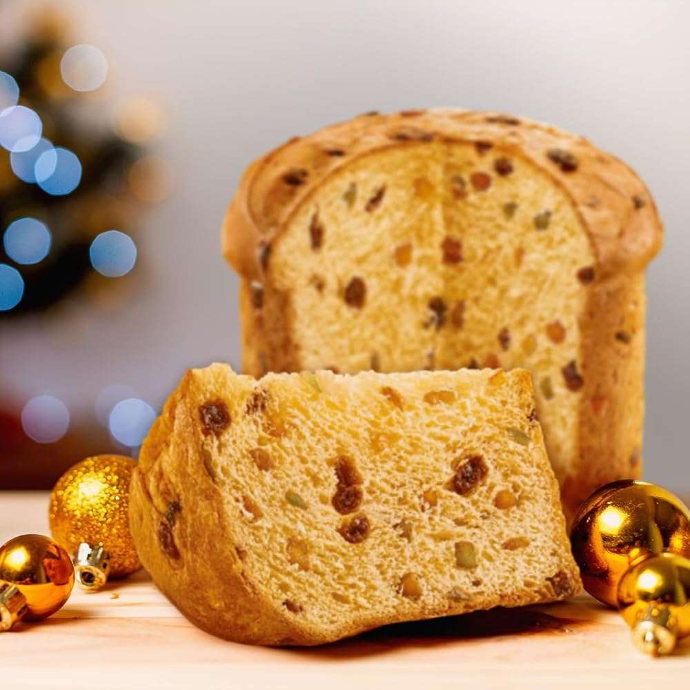 Bauducco Classic Panettone, 24.0 oz (Pack of 1) - Soft and Moist Bread with Candied Fruit and Raisins - Traditional Italian Slow Rise Dough Recipe - Image 5